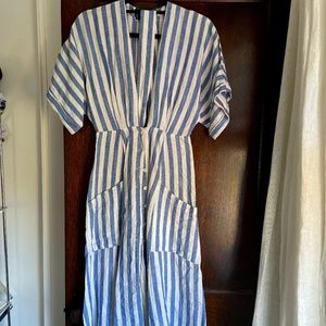 Striped Linen Reformation Dress